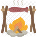 Cooking Bonfire Food Icon