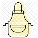 Cooking Apron Color Shadow Thinline Icon Icon