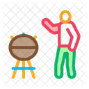 Human Cooking Bbq Icon