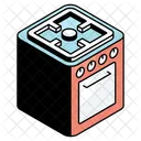 Cooking Range Gas Stove Oven Icon