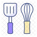 Cooking Spoons Cutlery Spatula Icon