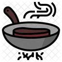 Cooking Steak Food Icon