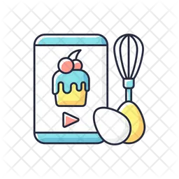 Cooking video  Icon