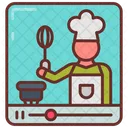 Cooking Vlog Recipe Share Food Journey Icône