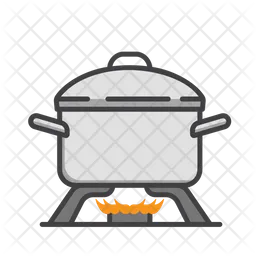 Cooking with lid  Icon
