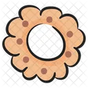 Cooky Chocolate Cooky Biscuit Icon