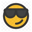 Cool Emoji Smile Icon