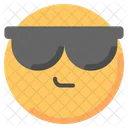 Cool Glases Smileys Icon