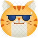 Cool Emoticon Cat Symbol