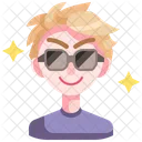 Cool Cool Boy Emoji Icon