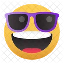 Cool Happy Sunglasses Icon
