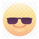 Cool Emoji Smiley Icon