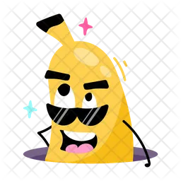 Cool Banana  Icon