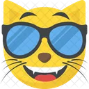 Cool Cat Emoji  Icon