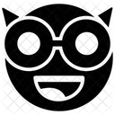 Cool Devil Emoji Cool Devil Expression Emotag Icône
