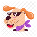 Cool Dog  Icon