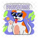 Cool Dog Pet Companion Icon