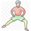 Cool Down Post Workout Stretches Recovery Exercises Icon