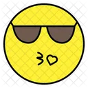 Cool Emoji Emoticon Smiley Icône