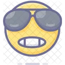 Cool Emoji Cool Face Cool Icône