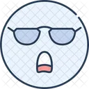 Emoji Cool Icône