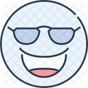 Emoji Cool Icône