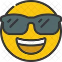 Cool Emoji Cool Sunglasses Icône