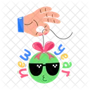 Party Emoji New Year Emoji Face Icône