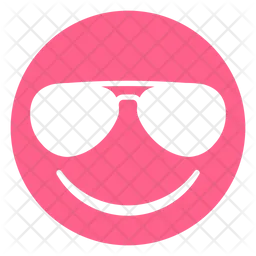 COOL FACE SMILEY Emoji Icon