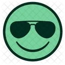 Cool Sunglasses Smiley Icon