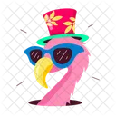 Cool Flamingo Bird Phoeniconaias Icon