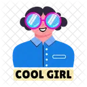 Cool Girl  Icon