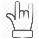 Cool Hand Sign  Icon