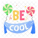 Party Preparations Party Decorations Cool Label Icon