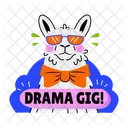 Cool Llama Pet Animal Icon