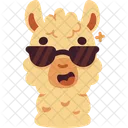 Llama Animal Sunglasses Icon