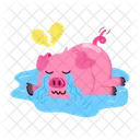 Cool Pig  Icon