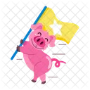 Pigs Stickers Cute Swine Cute Hog Icon