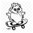 Cool Skateboarder  Icon