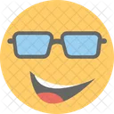 Cool Sunglasses Happy Icon