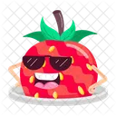 Cool Strawberry  Icon