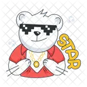 Cool Teddy  Icon