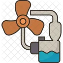 Coolant Fluid Exchange Icon