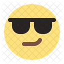 Cool, Emoji, Emoticons, Smileys, Gefühle  Symbol