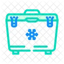 Cooler Glamping Tent Icon