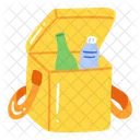 Summer Sand Bucket Beach Umbrella Icon