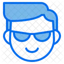 Cooler Junge  Symbol