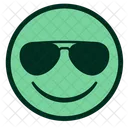 Cool Sonnenbrille Smiley Symbol