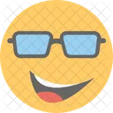 Cool Sonnenbrille Glucklich Symbol