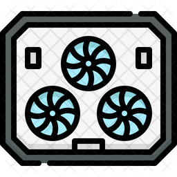 Cooling pad Icon
